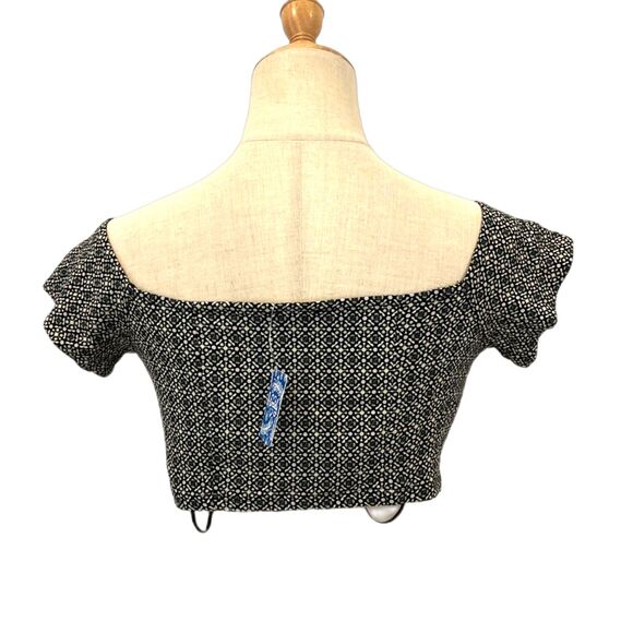 Free People Intimately Lucky Now Brami Top Crop Off Shoulder Large NEW with tags - Picture 3 of 9